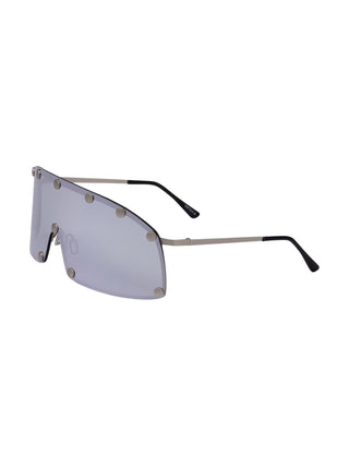 Rick Owens Lilies Sonnenbrille - SHIELDING GSILV