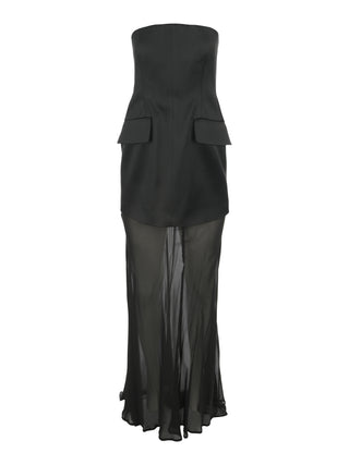 Abito Sportmax, 004 NERO, fotografia 1