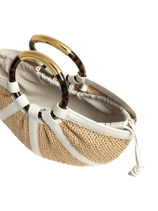 Borsa Coccinelle SHELL STRAW - E1U5D180201