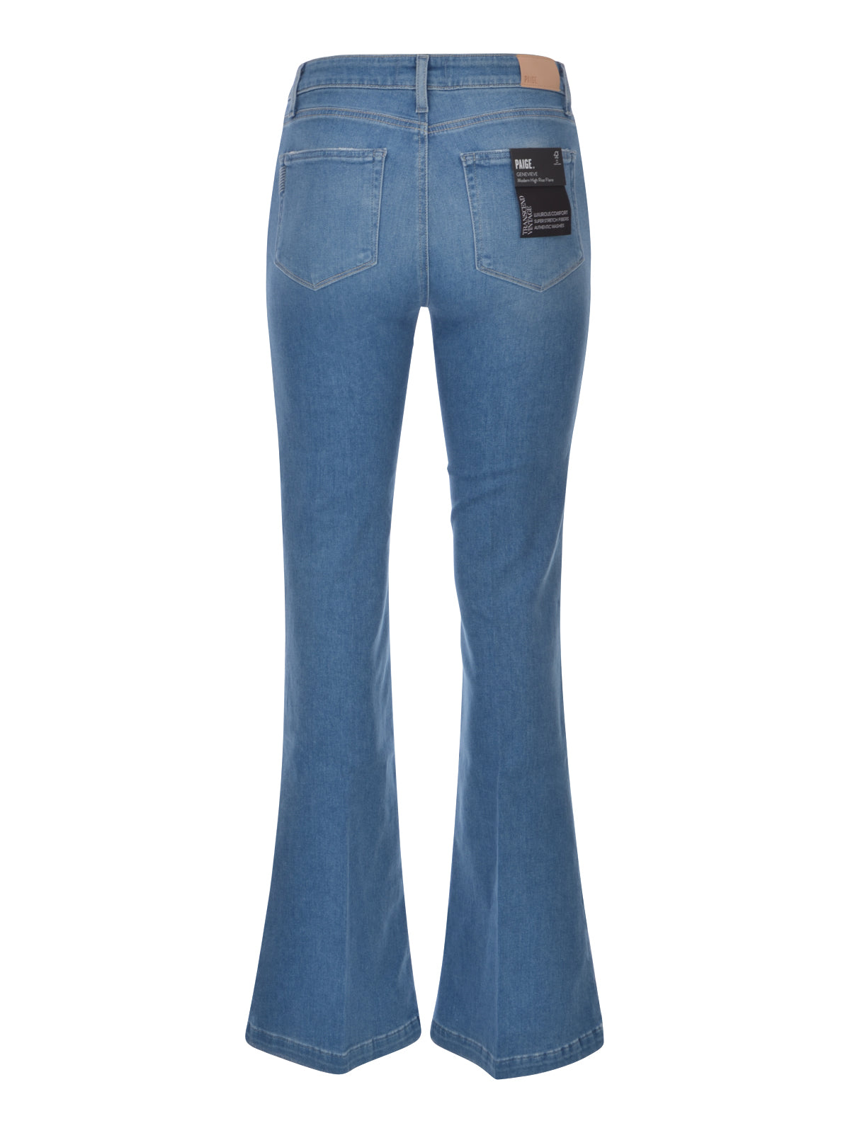 PAIGE Genevieve High Rise Flare Jeans in Rollergirl